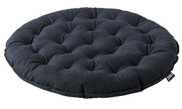RONNA Black cushionØ 40 cm - best price from Maltashopper.com CS641648