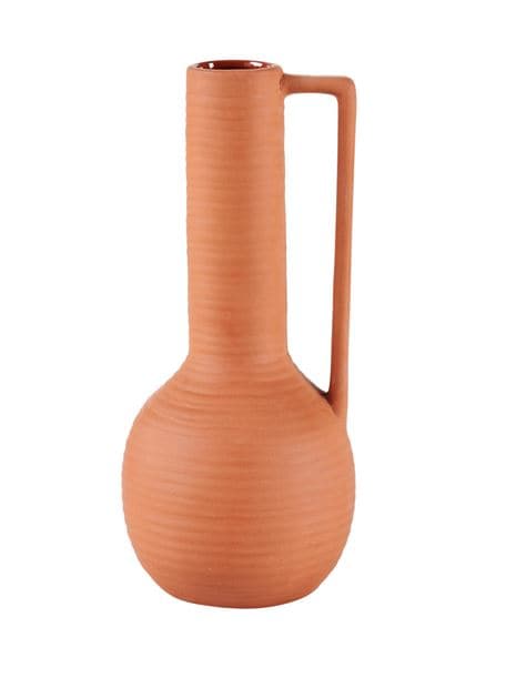COTTA Brown vase H 23.8 cm - Ø 10.6 cm - best price from Maltashopper.com CS666834