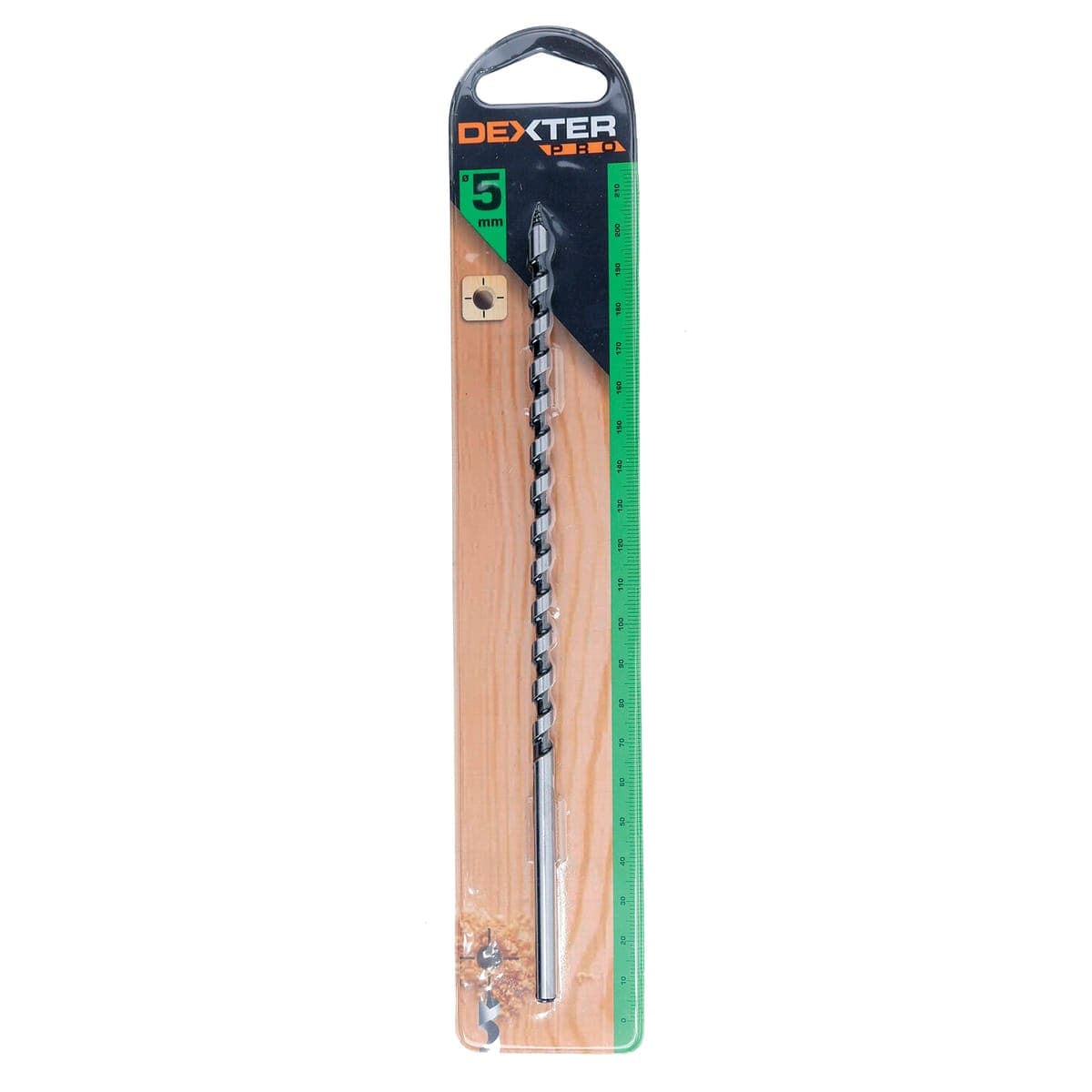 Bricocenter DEXTER PRO WOOD TWIST DRILL BIT DIAM. 5 MM, LENGTH 200 MM, CYLINDRICAL SHANK