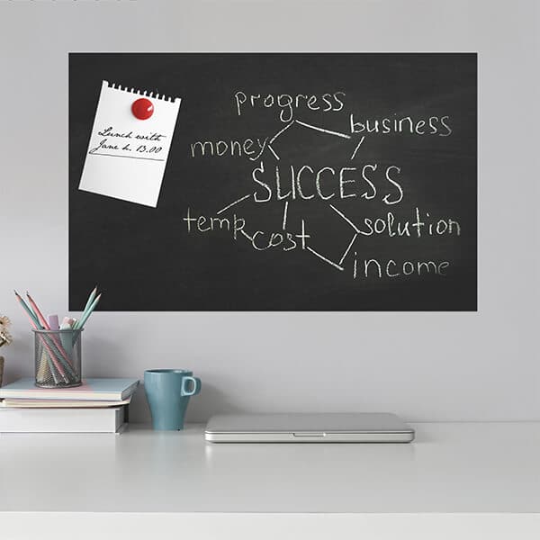 BLACK ADHESIVE BLACKBOARD 45X100 CM