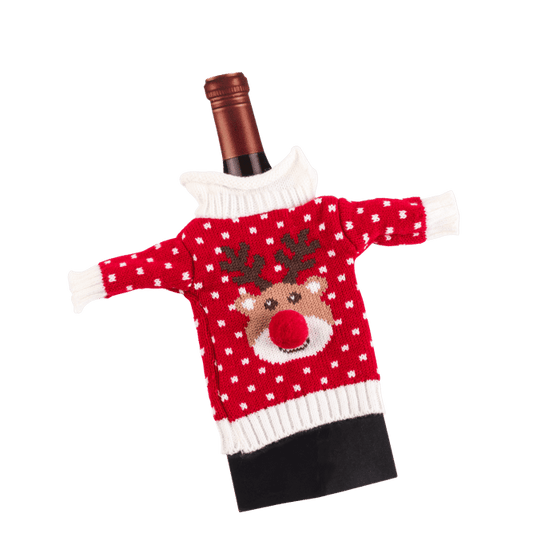 Casa XMAS SWEATER BOTTLE COVER