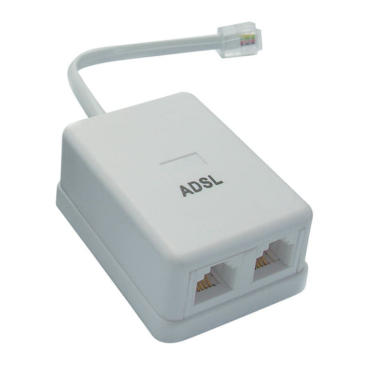 ADSL FILTER RJ11 PLUG WHITE EVOLOGY