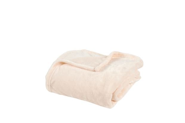 Casa FLANNEL White plaid, W 130 x L 160 cm