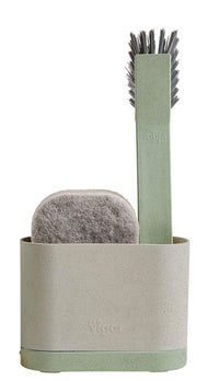 JASMIN Flat / cust brush with green sponge H 26 x W 5 x L 12 cm - best price from Maltashopper.com CS651322