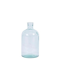 RETRO Transparent bottle vase H 21.5 cm - Ø 11.5 cm - best price from Maltashopper.com CS663194