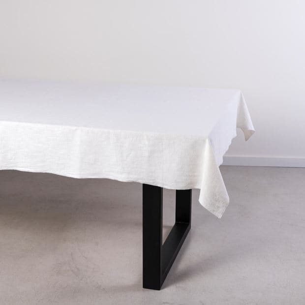 LUXALIN Natural tablecloth W 135 x L 240 cm - best price from Maltashopper.com CS623609