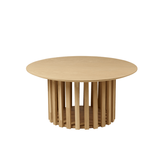 Casa LATTO Natural living room table, H 38 cm - Ø 80 cm - Ø 46 cm