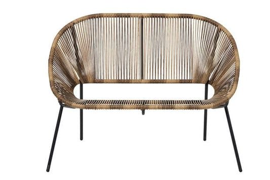 ACAPULCO Natural lounge bench H 83 x W 115.5 x D 69 cm - best price from Maltashopper.com CS668129