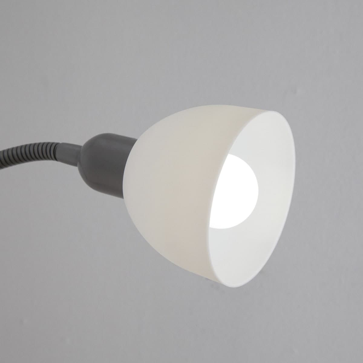 Bricocenter FLOOR LAMP BASIC SILVER H177 E14=40W E27=60W