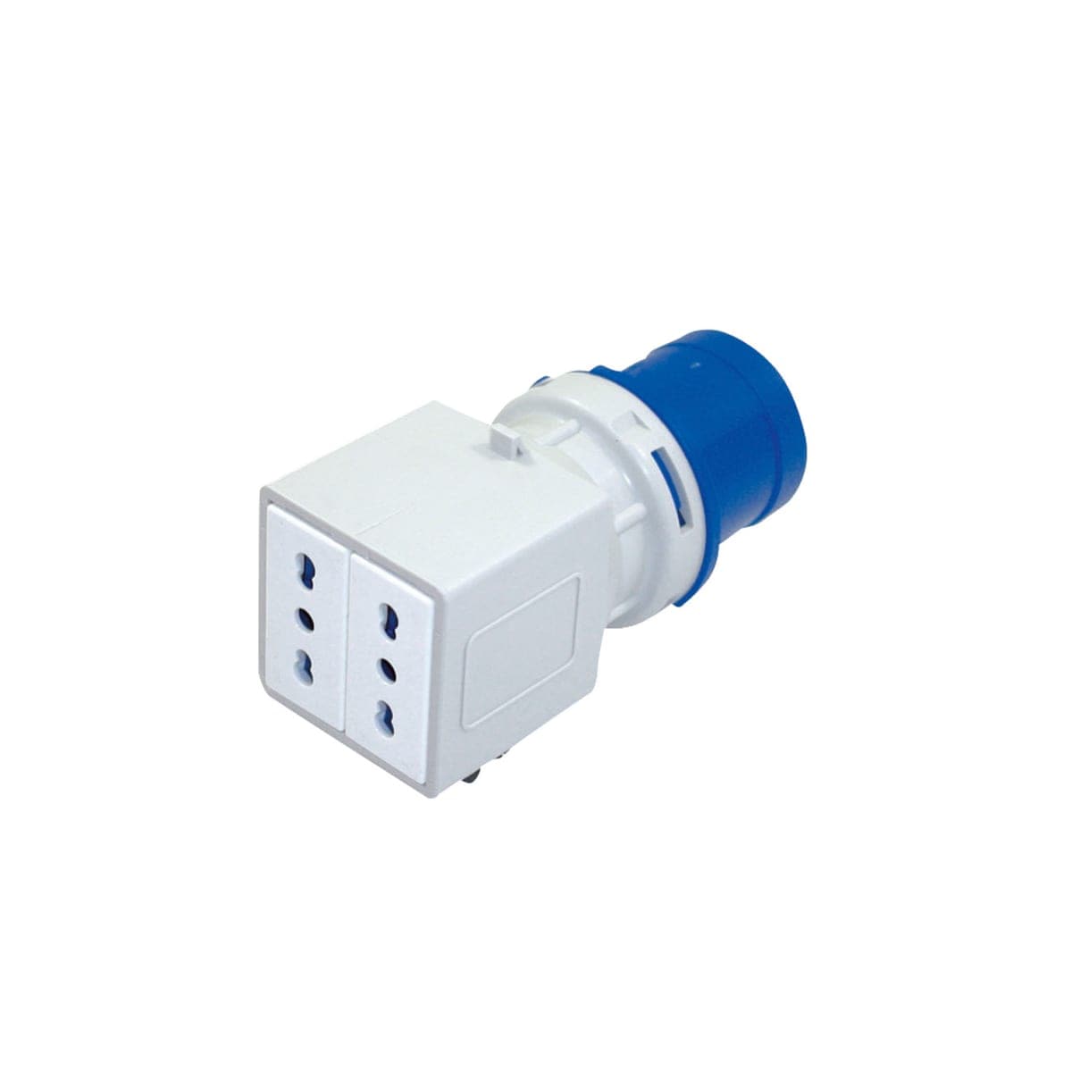 Bricocenter Industrial adapter plug 2P+E 16A 200-250V 6h 2 Italian 2P+E 16A IP44 two-pin sockets