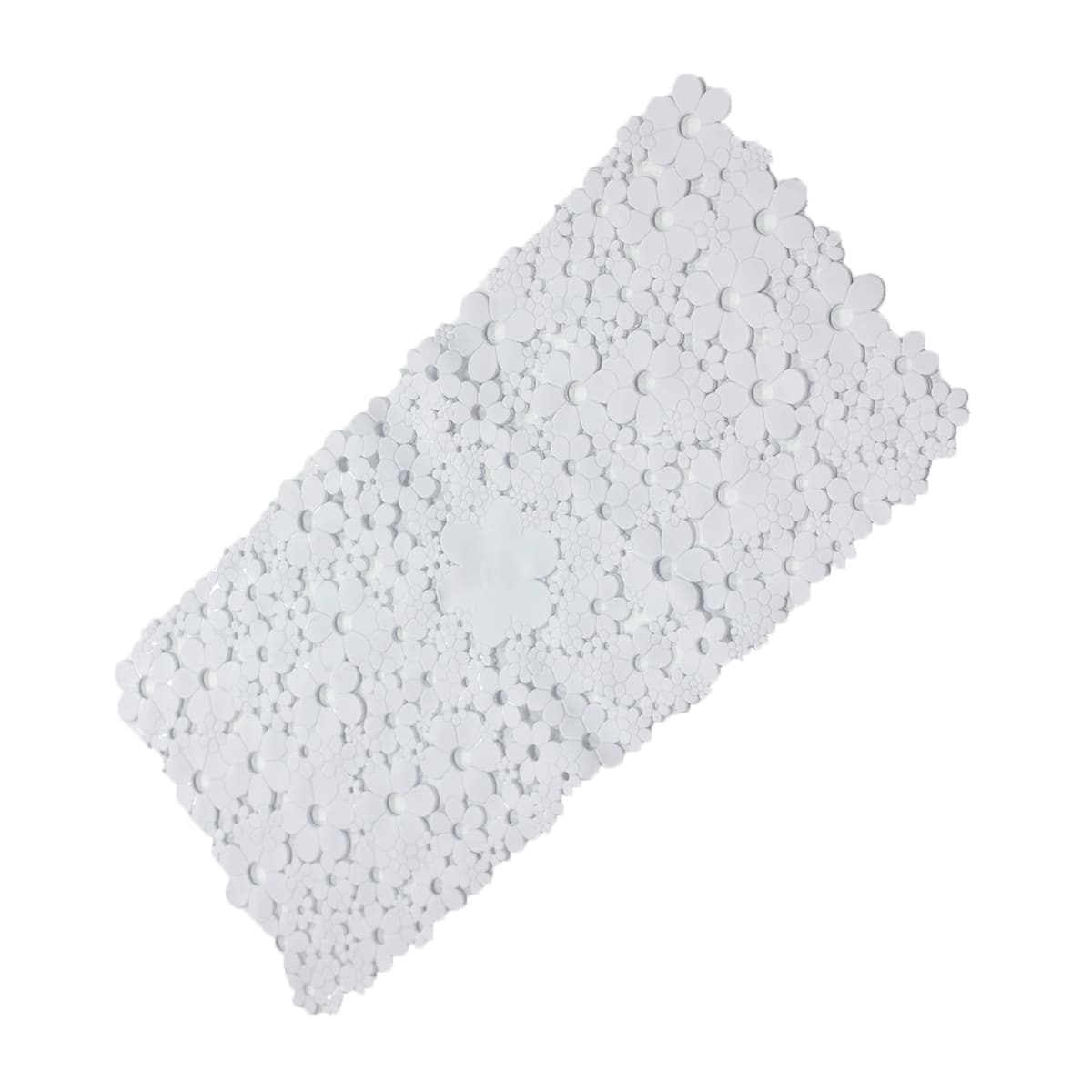 Bricocenter MARGHE NON-SLIP BATH MAT W 71 P34 CM WHITE VINYL