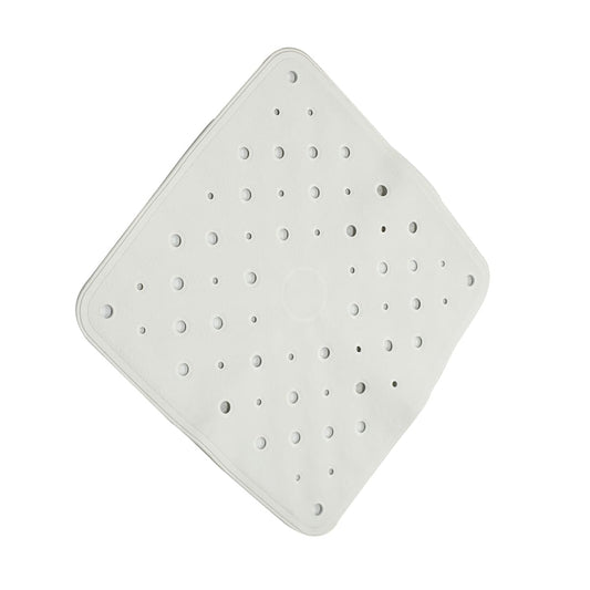 NON-SLIP SHOWER MAT NORMAL W53 P53 CM WHITE RUBBER - best price from Maltashopper.com BR430003325