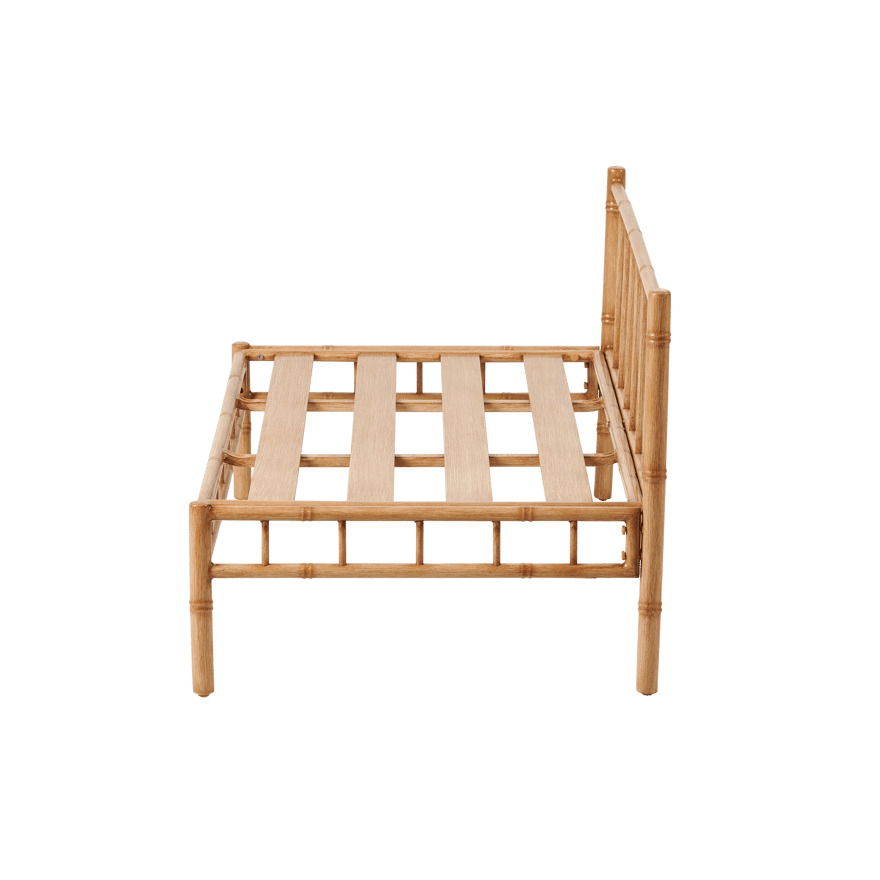 Bamboo-look lounge bench - best price from Maltashopper.com CS678951