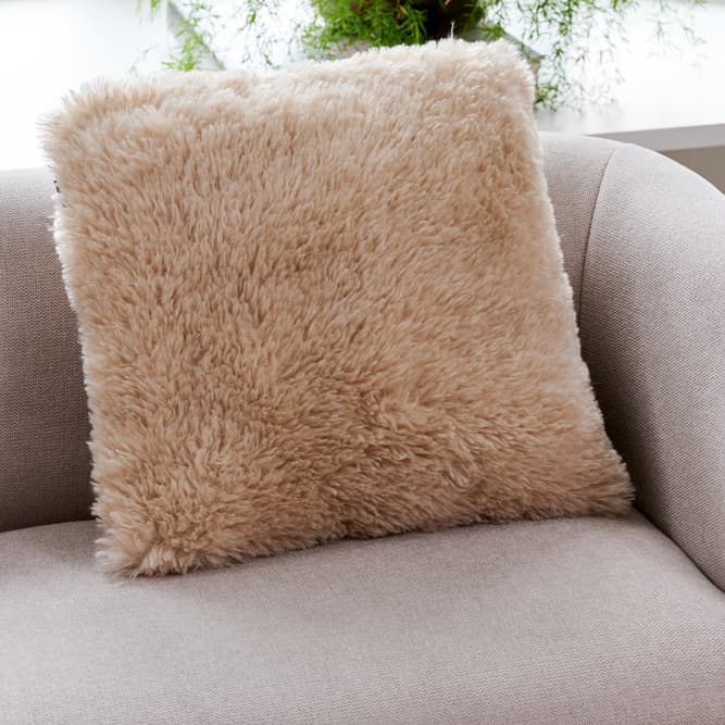 MOUTON Beige cushion W 50 x L 50 cm - best price from Maltashopper.com CS657874