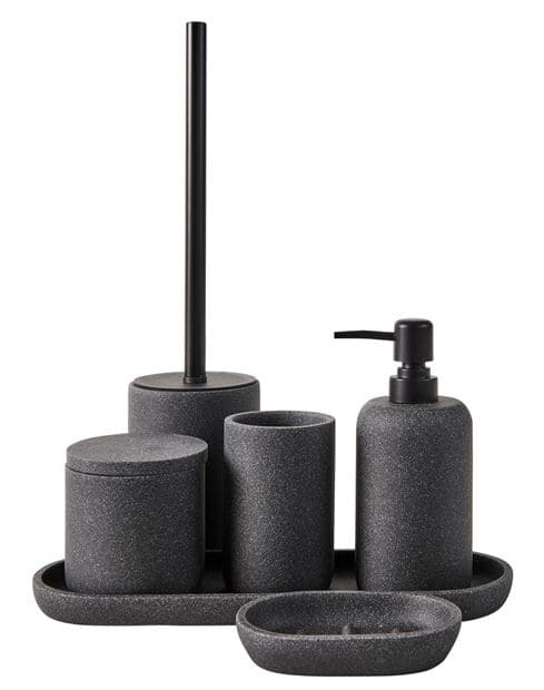 Casa MOON Dark gray soap dish, H 2 x W 13 x D 9 cm