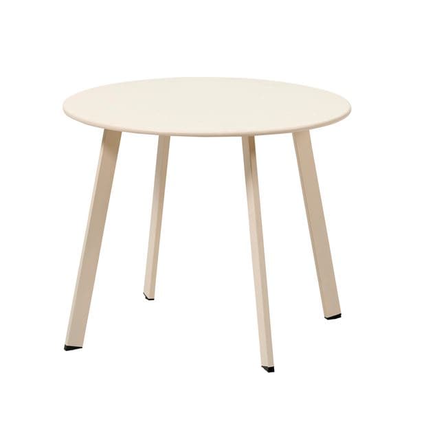 NURIO Beige lounge table H 46 cm - Ø 60 cm - best price from Maltashopper.com CS668297