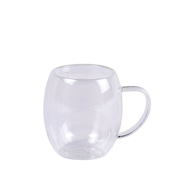 LAGOM Mug Double-walled transparent H 11 cm - Ø 8 cm