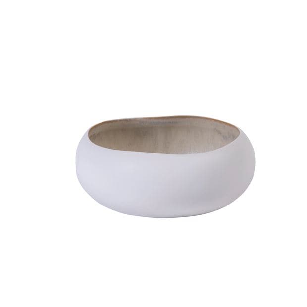 NORDIC Bowl white H 4,5 cm - Ø 12 cm - best price from Maltashopper.com CS632681
