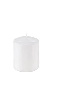 PURE White cylindrical candle H 9 cm - Ø 7 cm - best price from Maltashopper.com CS664104