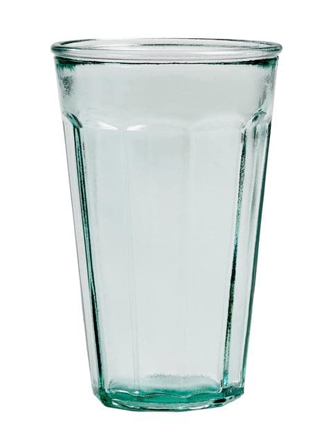 AUTHENTIC Transparent glass H 15 cm - Ø 9.5 cm - best price from Maltashopper.com CS643741