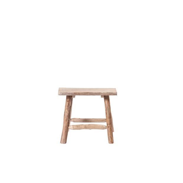 ODILON Natural stool H 36 x W 43 x D 23 cm - best price from Maltashopper.com CS656019