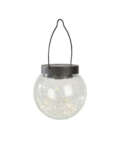 STELLA Transparent solar lamp H 12.5 cm - Ø 12 cm - best price from Maltashopper.com CS672595