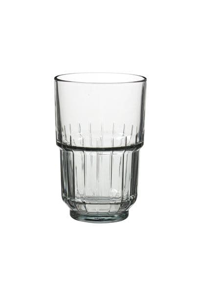LINQ Gray glass H 11.7 cm - Ø 7.7 cm - best price from Maltashopper.com CS673736