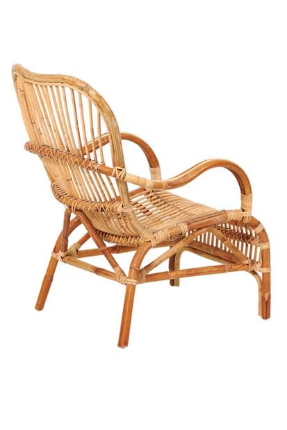 BANDUNG Lounge chair natural H 88 x W 67 x D 79 cm - best price from Maltashopper.com CS630469