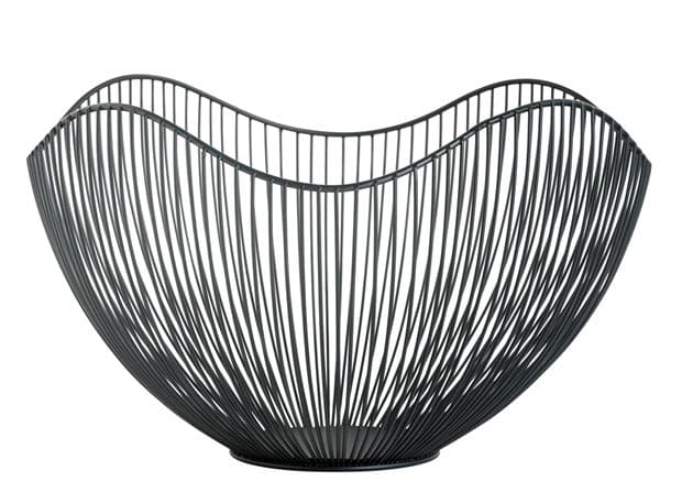 ASTER Black fruit bowl H 20 cm - Ø 34 cm - best price from Maltashopper.com CS621705