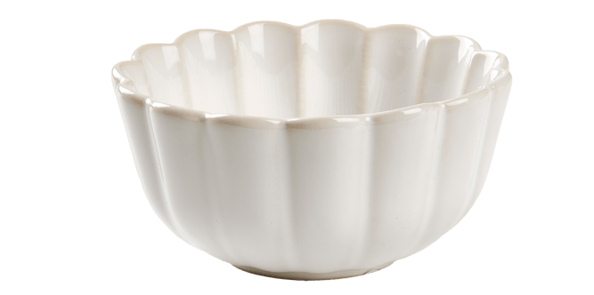 DAHLIA White bowl - best price from Maltashopper.com CS679581