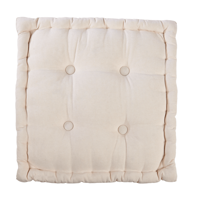 Casa ALDA Antique white mattress cushion, W 45 x L 45 cm