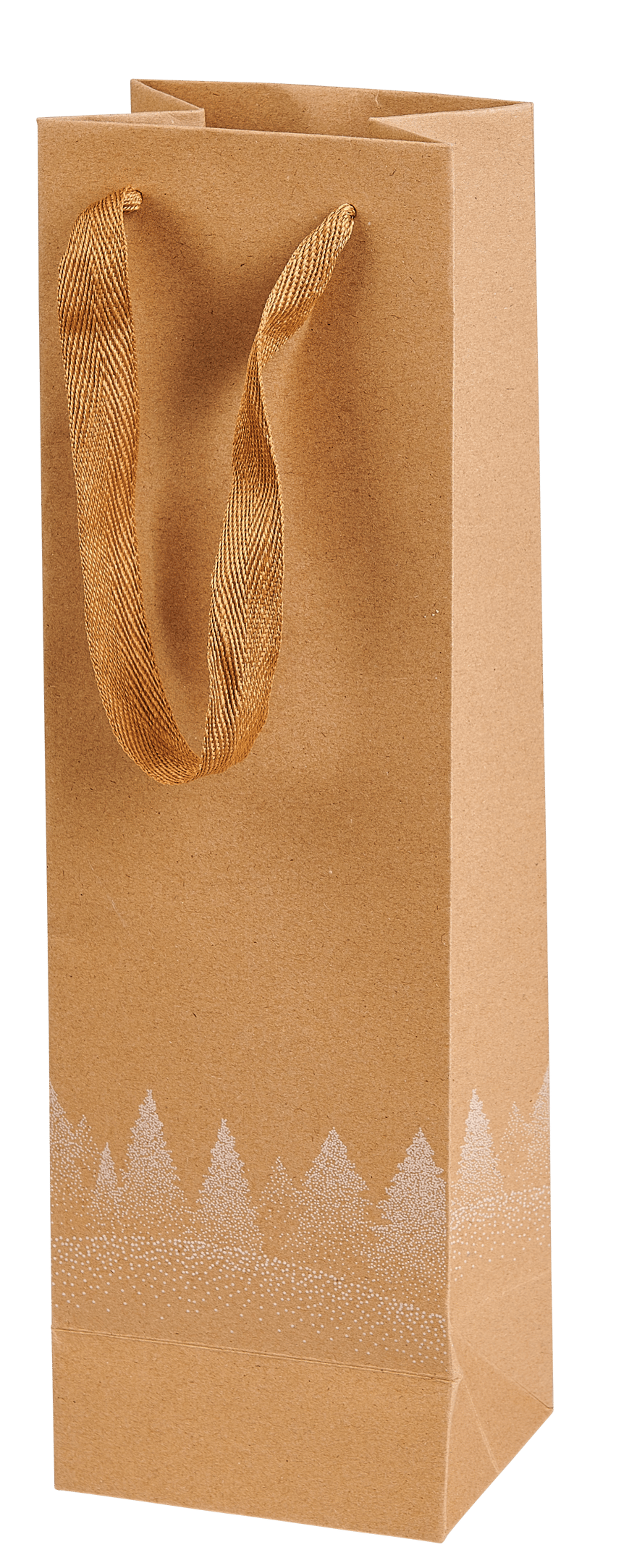 Casa XMAS KRAFT Sacch bottle holder 4 designs brownH 39 x W 12 x D 9,5 cm