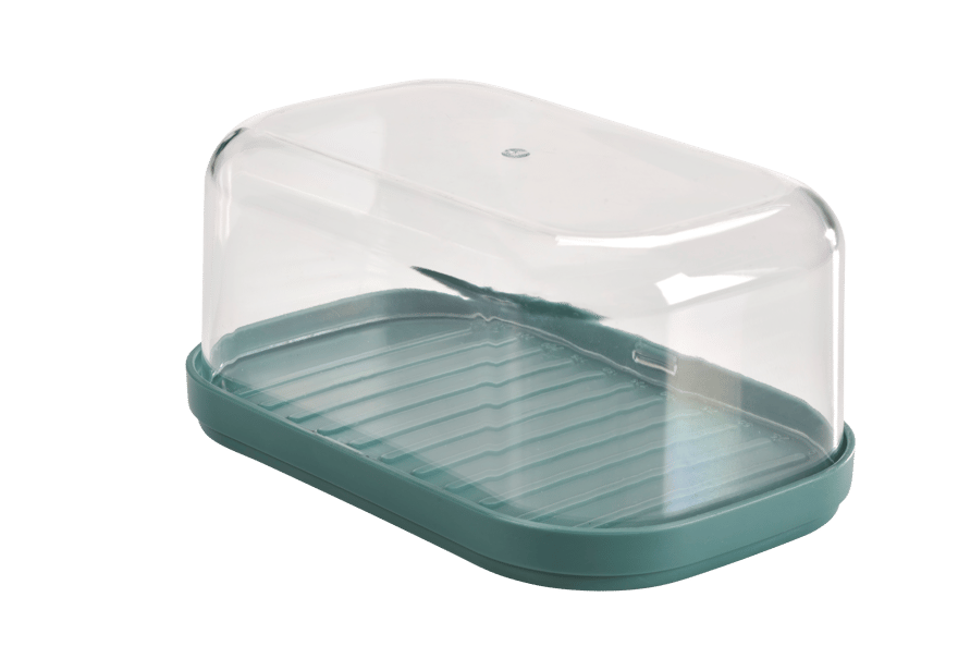 CUISINO Green butter dish, mint - best price from Maltashopper.com CS687197