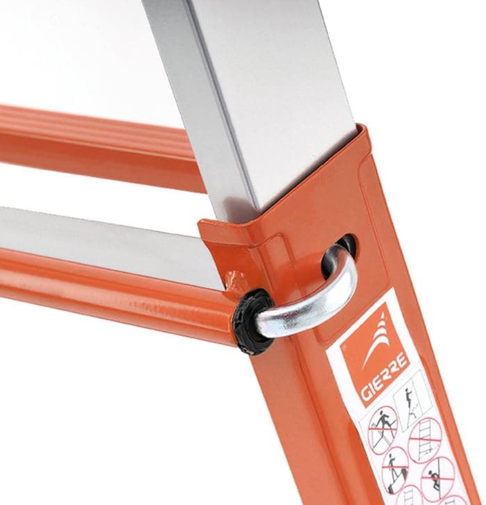 Bricocenter GIERRE 4 + 4 STEEL TELESCOPIC LADDER