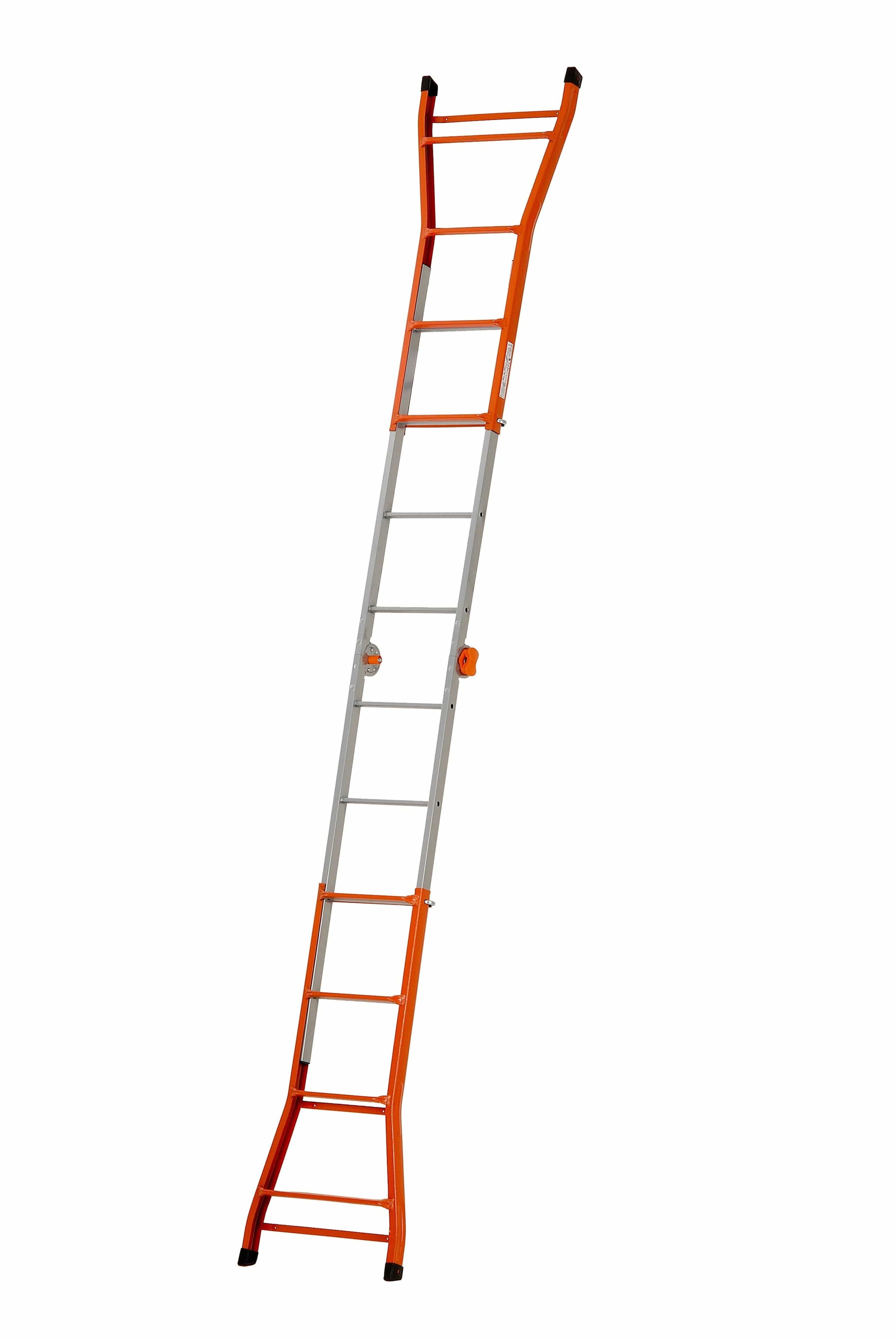 Bricocenter GIERRE 4 + 4 STEEL TELESCOPIC LADDER