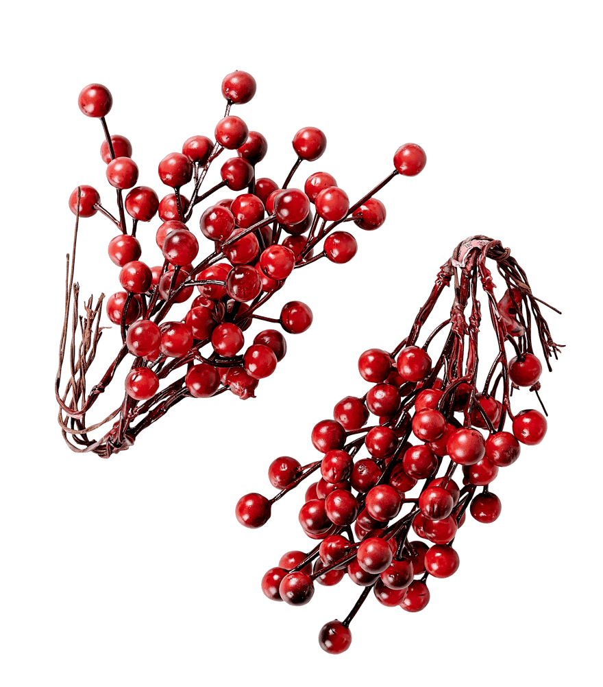 FOAM Decorative berries set of 12 red - best price from Maltashopper.com CS681646