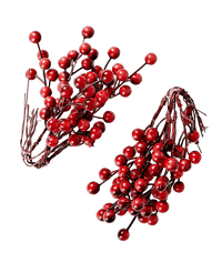 FOAM Decorative berries set of 12 red - best price from Maltashopper.com CS681646