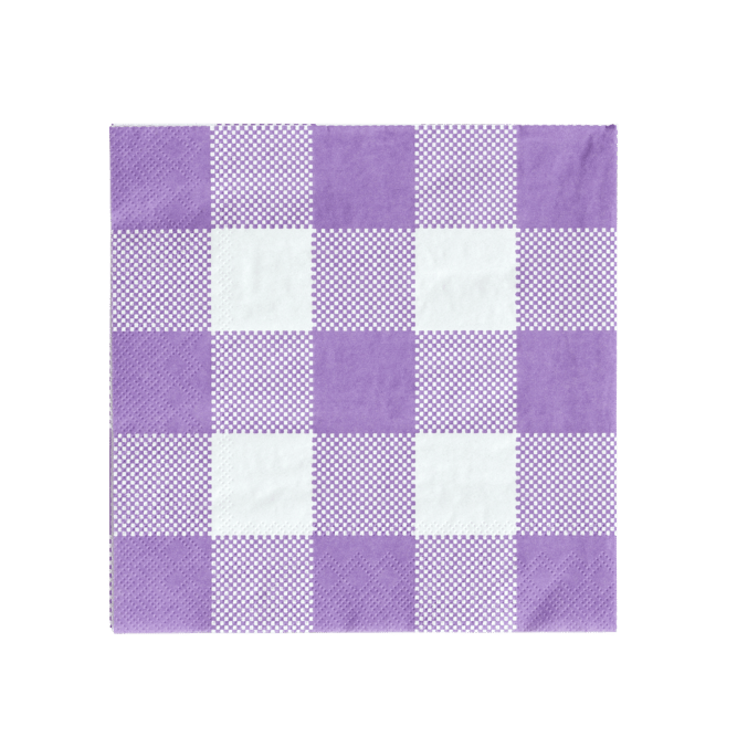 KARO Set of 20 purple napkins - best price from Maltashopper.com CS684698