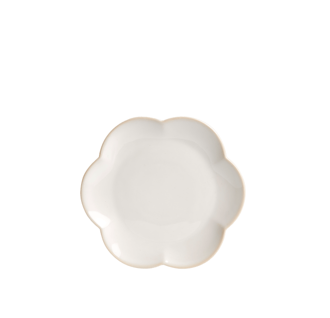 DAHLIA FLOWER White plate - best price from Maltashopper.com CS679588