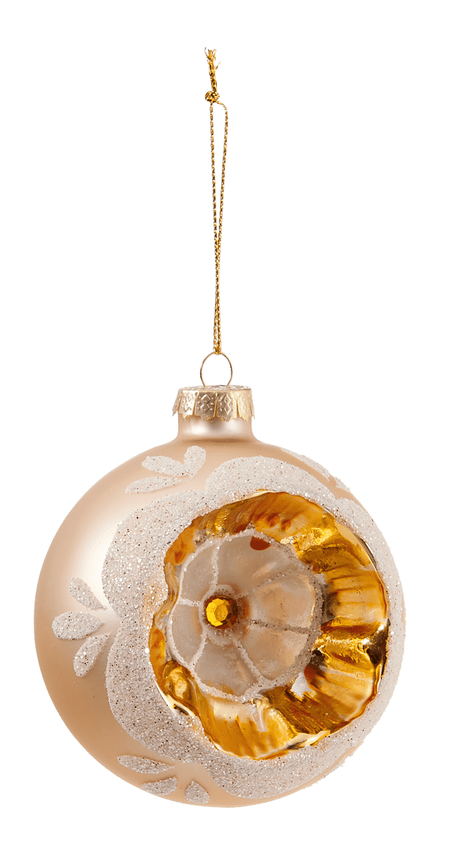 Casa VINTAGE Golden Christmas ballØ 6 cm