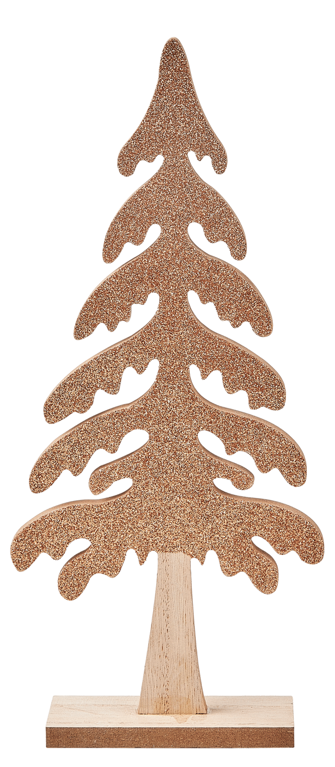 DROOPY Golden decorative tree H 31 x W 14 x D 3 cm - best price from Maltashopper.com CS677404