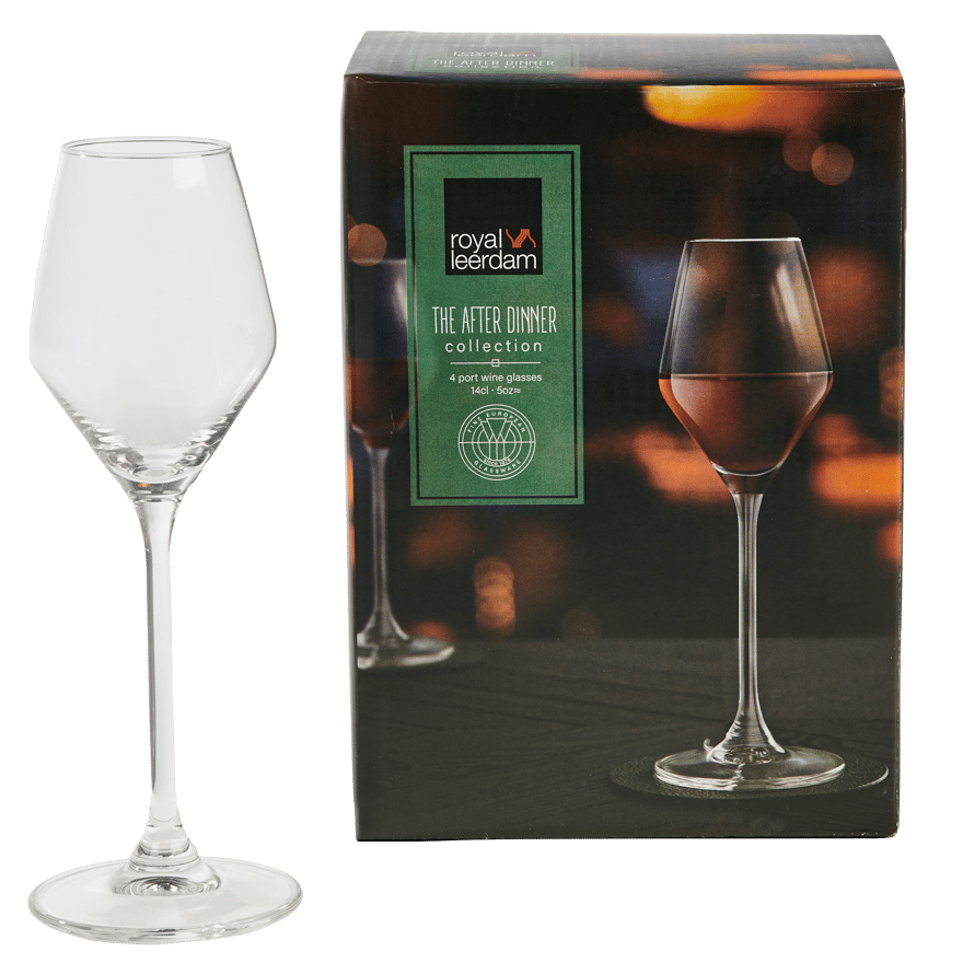 AFTER DINNER Port glass set of 4 transparent - best price from Maltashopper.com CS687071