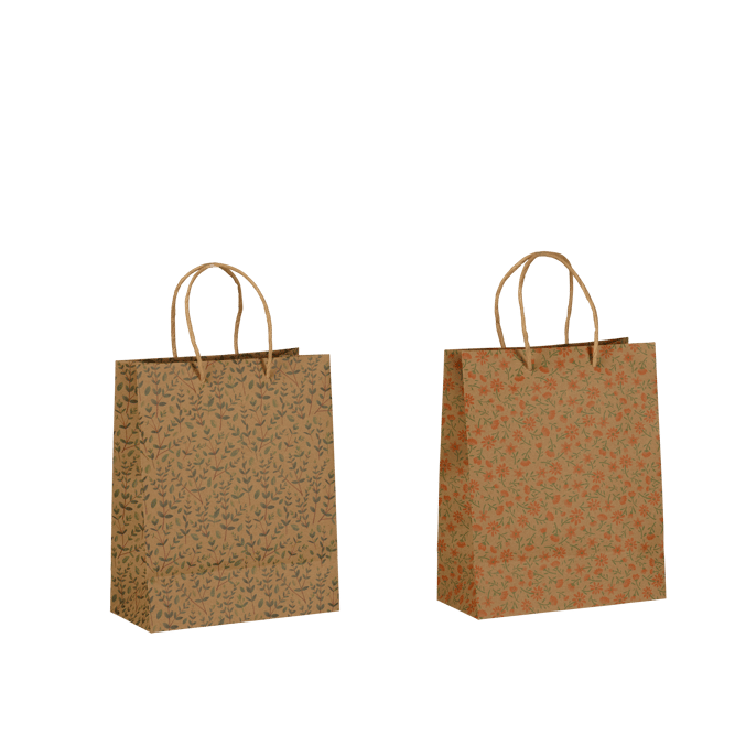 GREENS Gift bag 2 designs orange, green - best price from Maltashopper.com CS686441