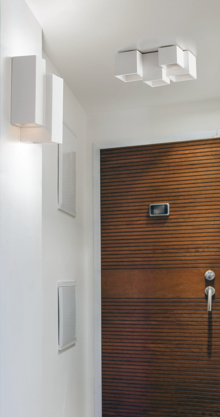 Bricocenter FOSTER WALL LIGHT WHITE PLASTER 16X22X9 CM 4XGU10=28W