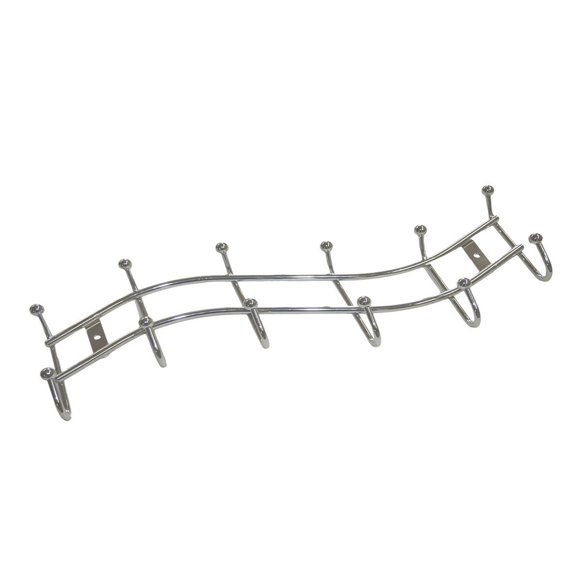 Bricocenter CHROMIUM-METAL HANGER 12 PLACES W45xH15 CM