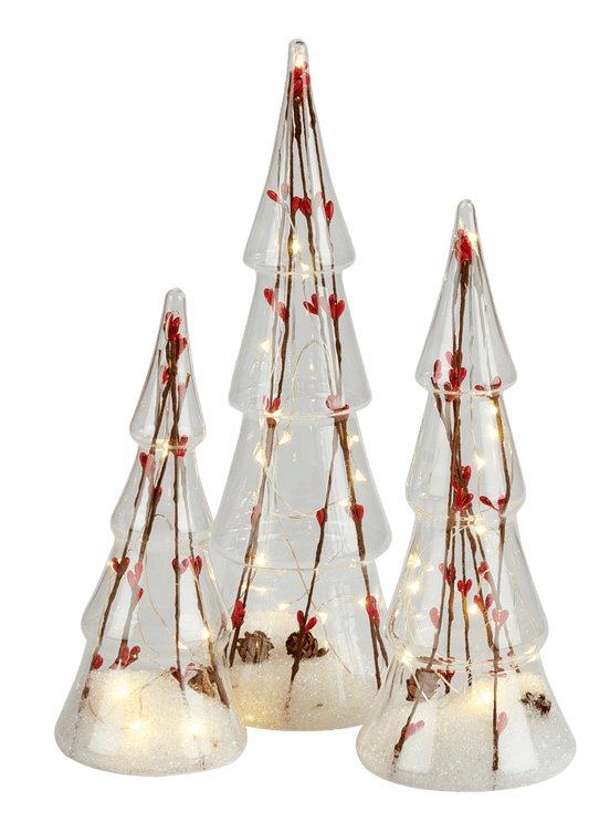 Vera decorative trees with transparent LEDs - best price from Maltashopper.com CS642712