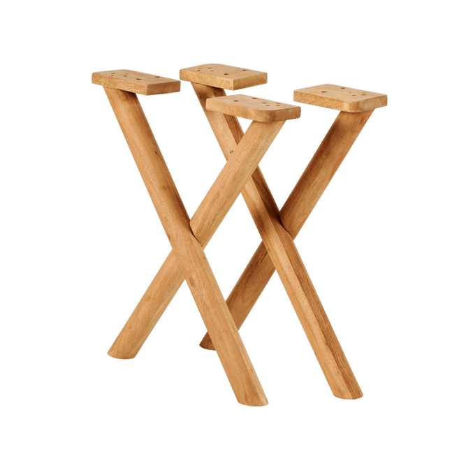 ACACIA X-legs set of 2 natural - best price from Maltashopper.com CS685034