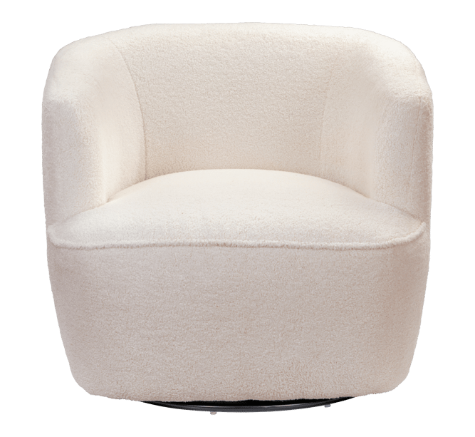 HARVEY White armchair - best price from Maltashopper.com CS681737