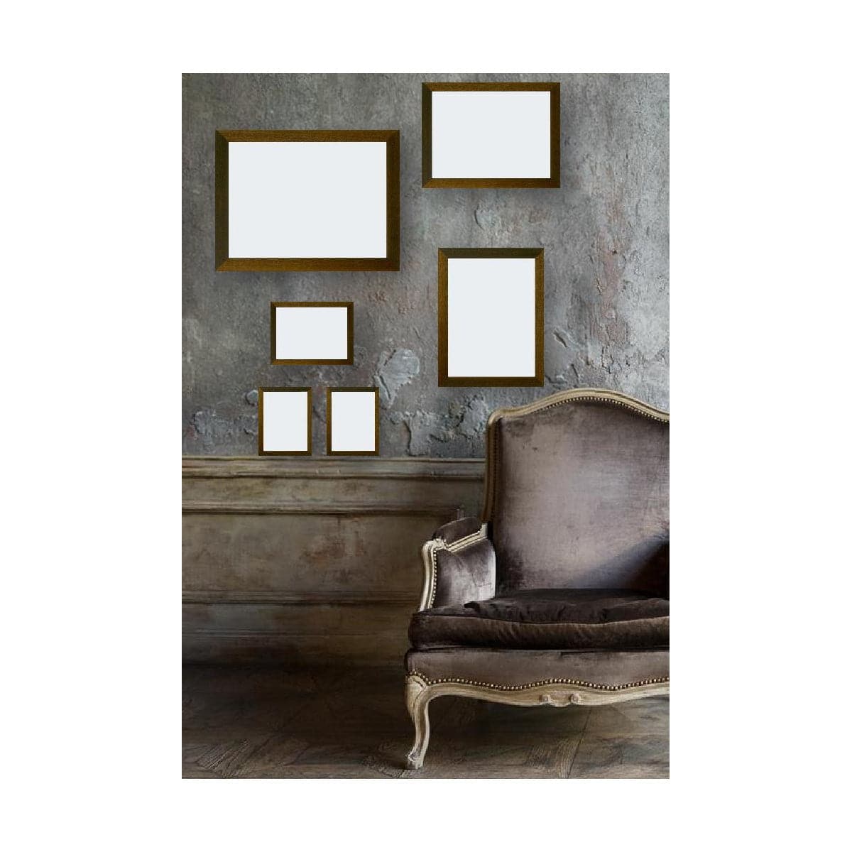 Bricocenter OLD STYLE FRAME 21X29.7 CM WOOD WALNUT