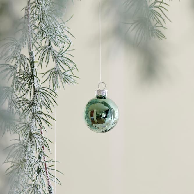 MINT Christmas ball set of 16 greenØ 4 cm
